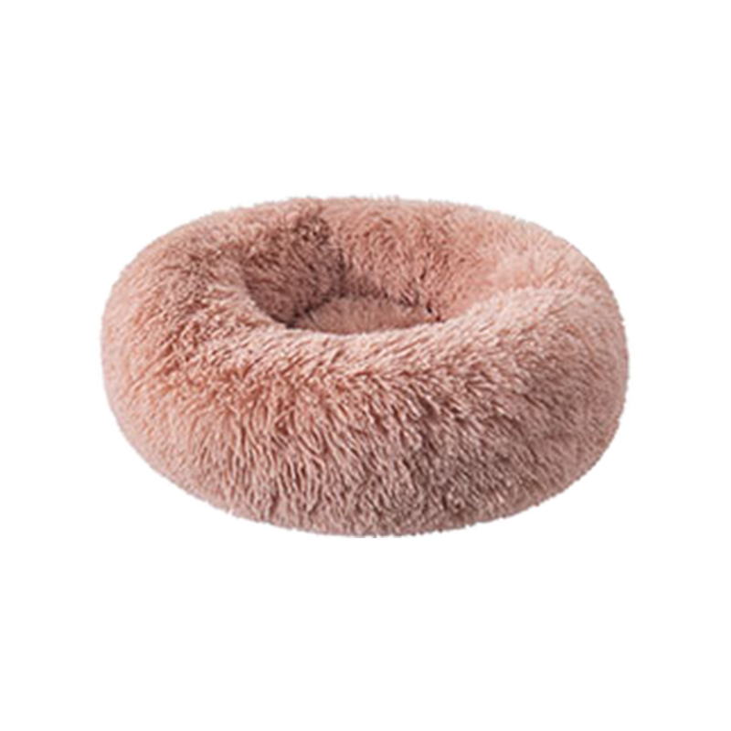 Washable winter long plush cat bed