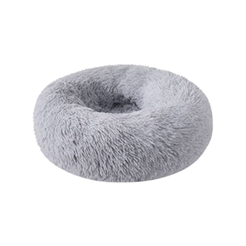 Washable winter long plush cat bed