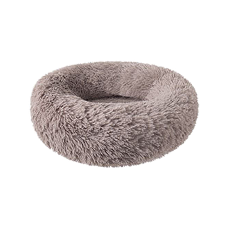Washable winter long plush cat bed