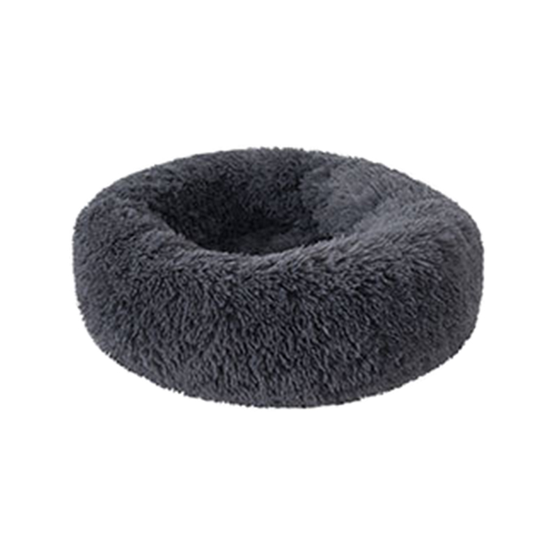 Washable winter long plush cat bed
