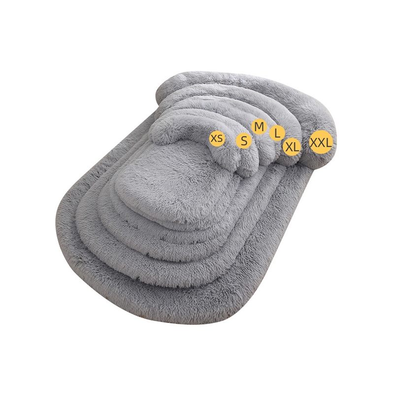 Removable plush warm dog mat