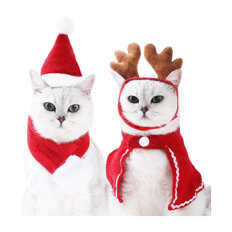 Christmas dog cat clothes accessories