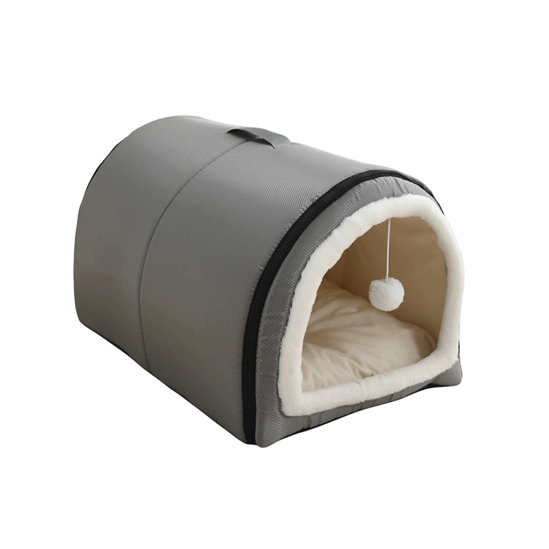 Foldable waterproof warm pet bed