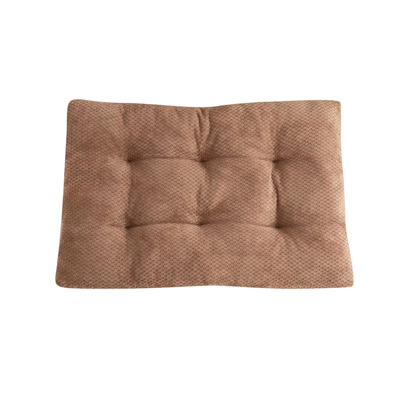 Padded warm plush pet bed 
