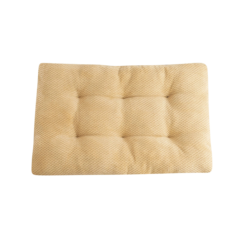 Padded warm plush pet bed 