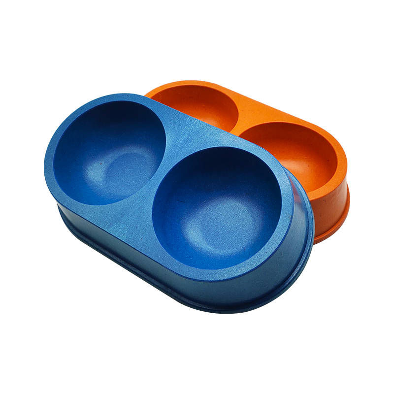 2 in 1 Bamboo Fiber Pet Feeding Bowl