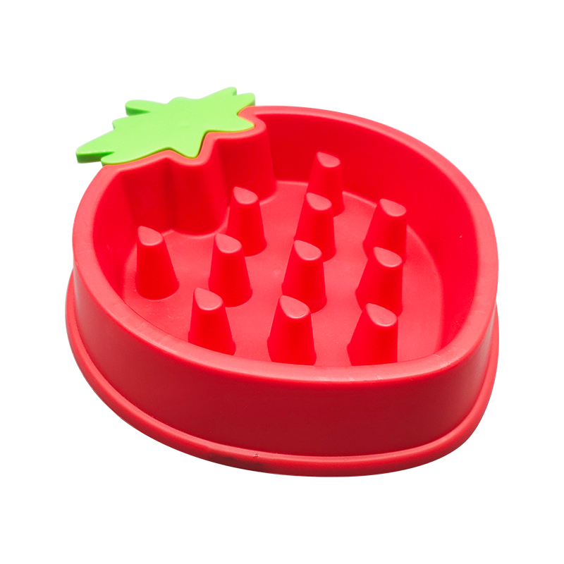 Strawberry Slow Feeder Bowl