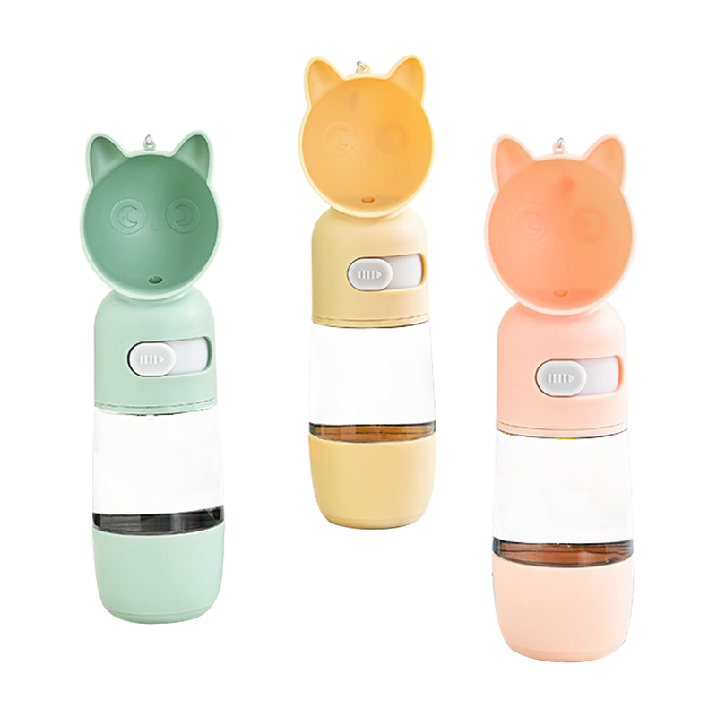 Leak proof portable dog  cat water drinking bottle