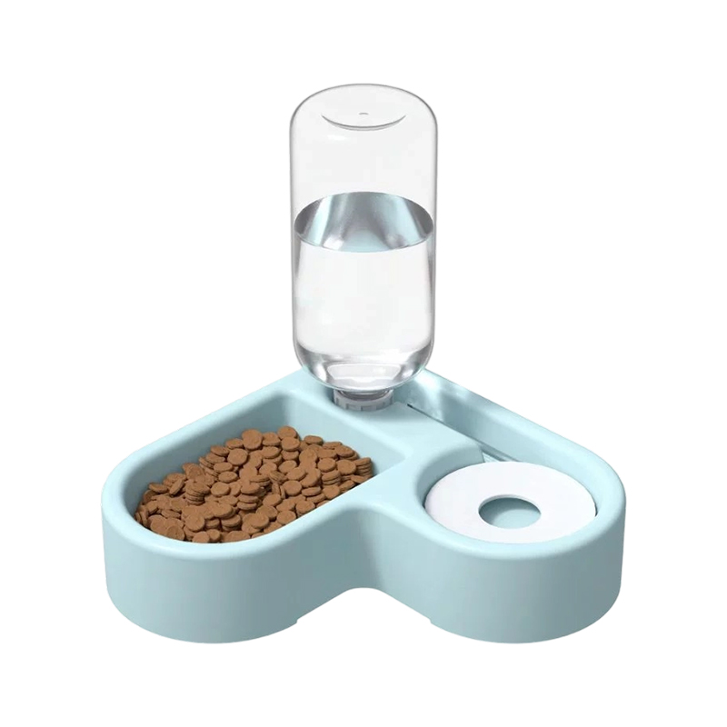 Dog cat water food  feeder 3 in One 