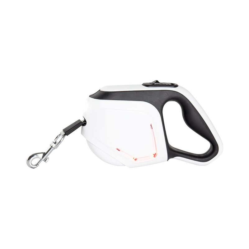 LED multi-function leash with intelligent safety function