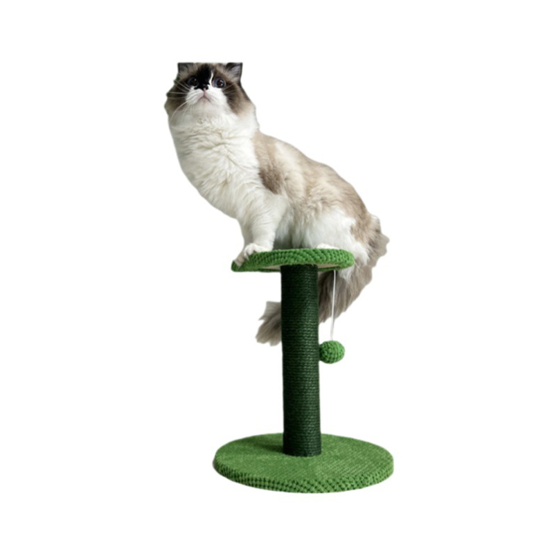 Wooden cat climbing platform