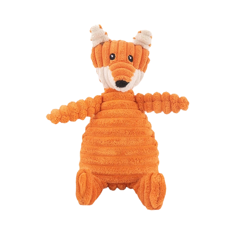 Interactive plush dog cat toy