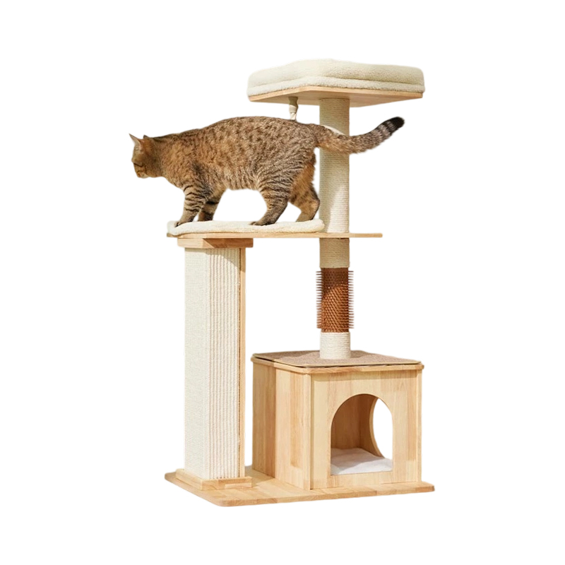 Cat indoor playing frame house